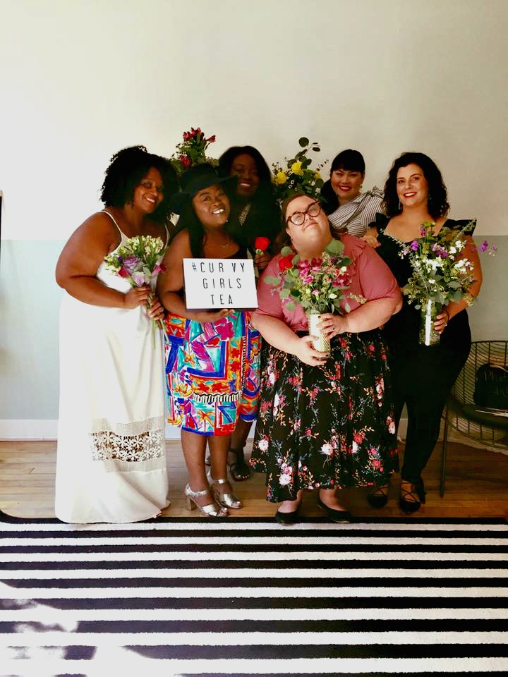 Curvy Girls Tea and Blooms Party
