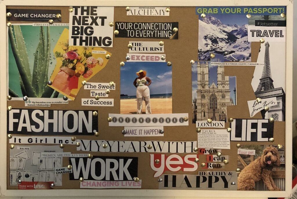 My last vision board